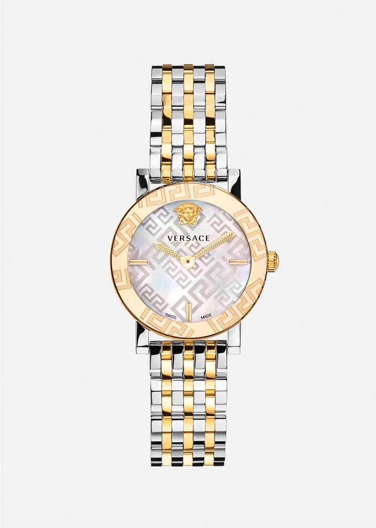 希腊回纹玻璃腕表