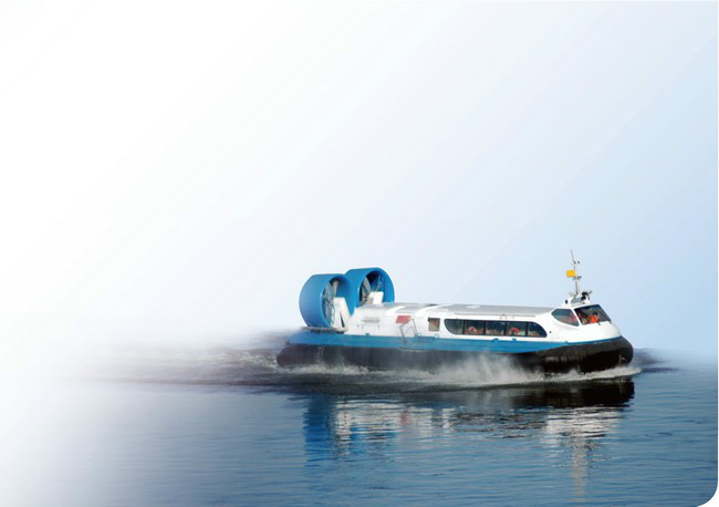  p>气垫船,是指一种利用表面效应原理,依靠高于大气压的空气在船体与