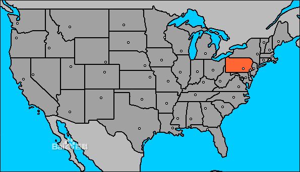  p>宾夕法尼亚州(commonwealth of pennsylvania)是美国东北部的一州