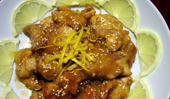 清香柠檬鸡块