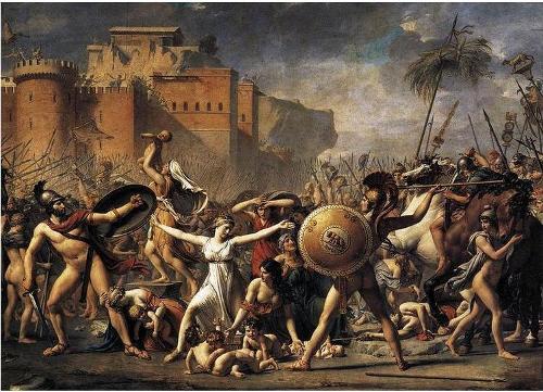 达维特画劫夺萨宾妇女