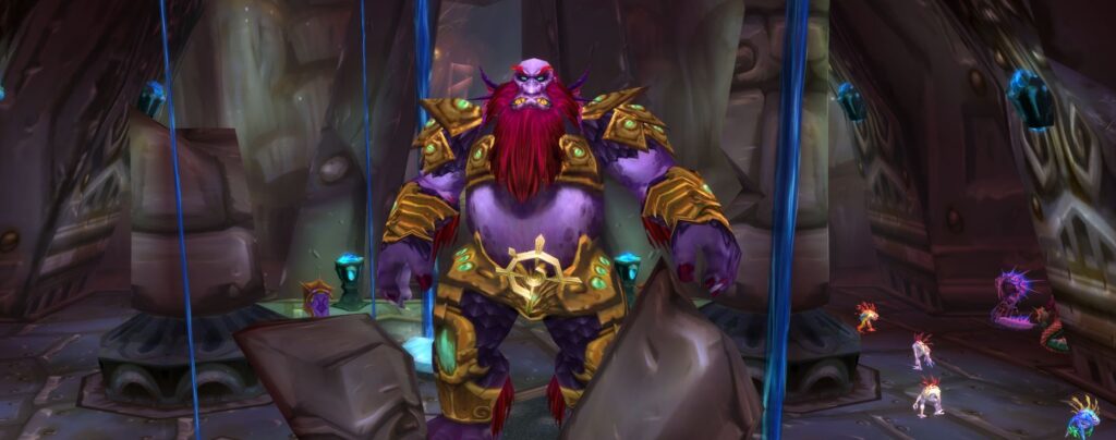 毒蛇神殿副本里的boss,艾泽拉斯世界跟随纳迦一同前来外域的海巨人