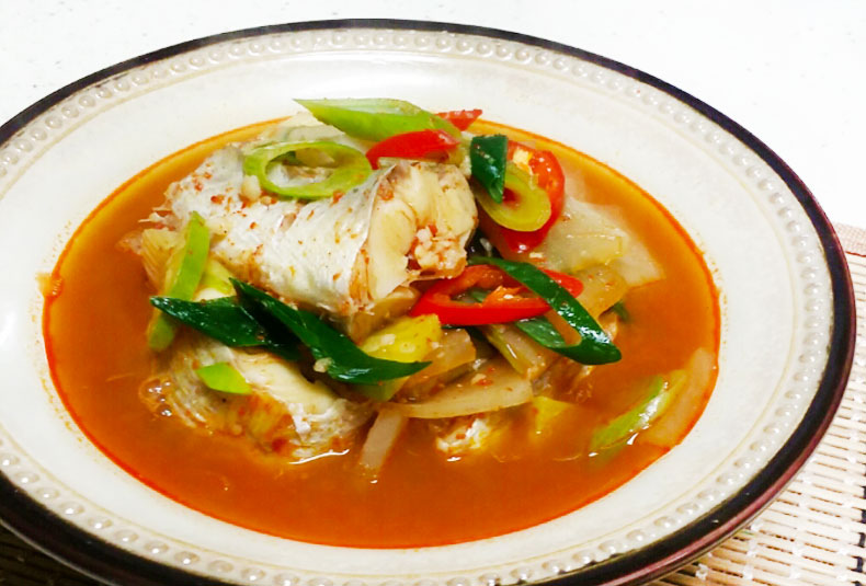 香辣明太鱼汤
