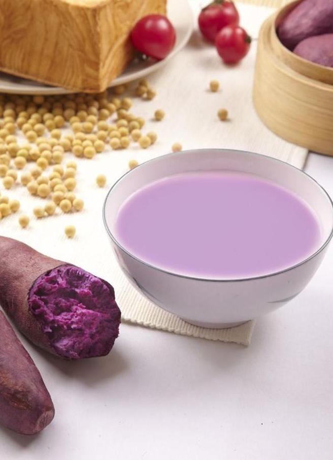 紫薯牛奶豆浆