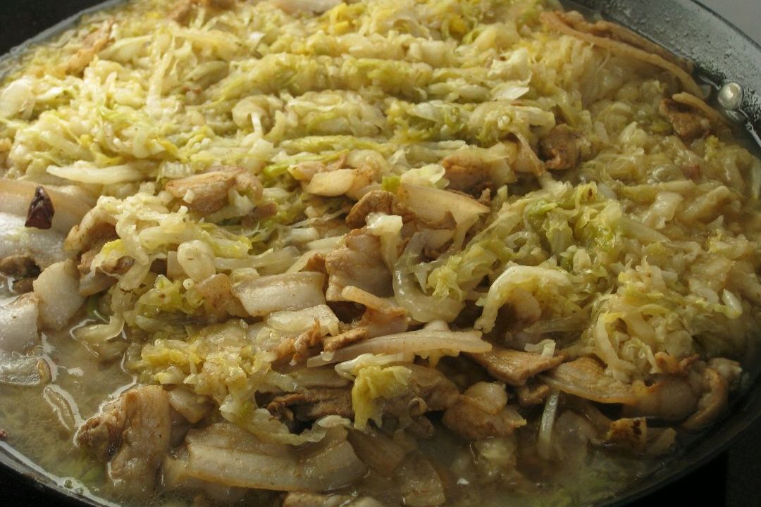 生熟肉炖酸菜