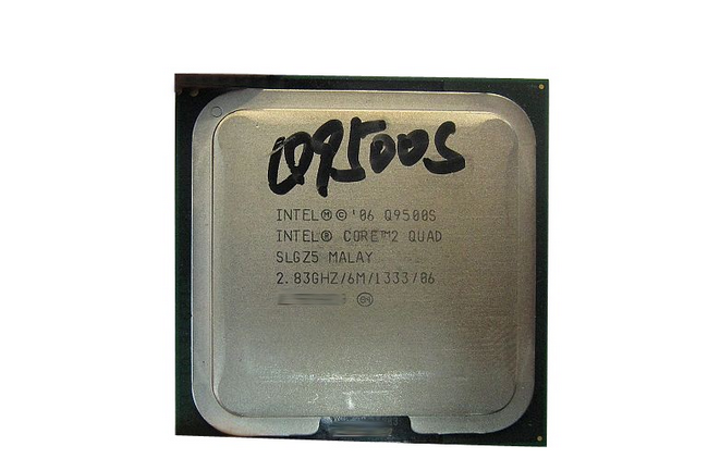 inter 酷睿2四核 q9500s(散)