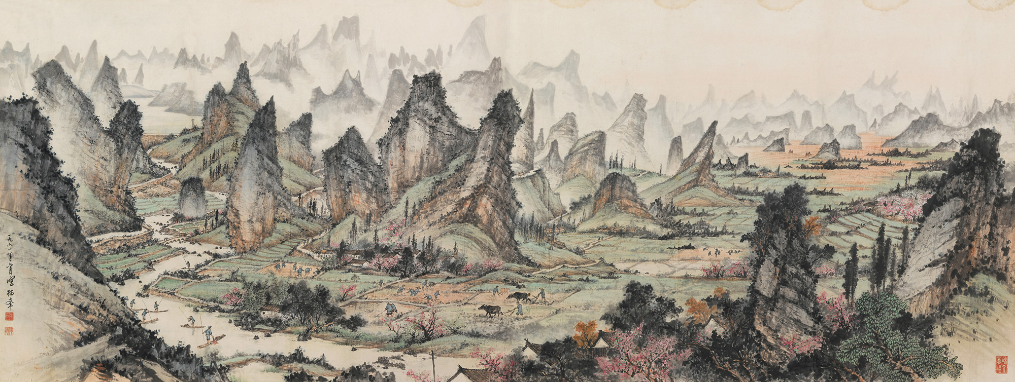  p>《桂西春晓》是1961年黄独峰创作的中国画作品. /p>