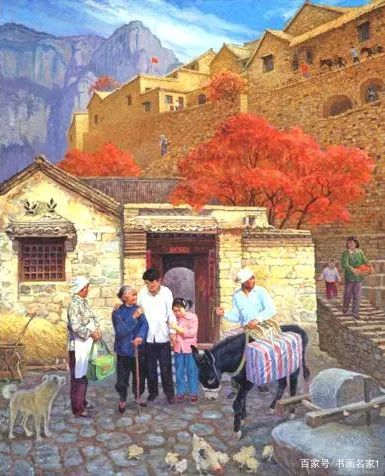 水彩画 林間小路　 中国美術　郭常信 水彩画 林間小路 中国美術 郭常信