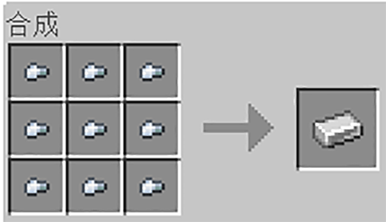  p>铁锭(iron ingot)是游戏《minecraft》中的物品,是一种在矿洞内最