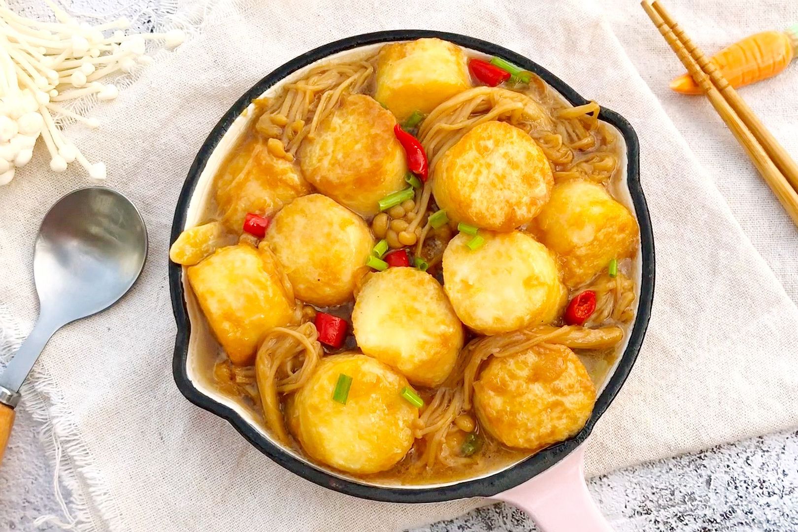 金针菇日本豆腐