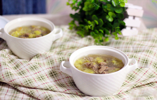 羊肉白菜粉丝汤