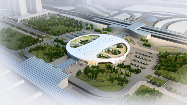 包头立体交通综合枢纽项目位于包头市东河区二里半机场与拟建高铁