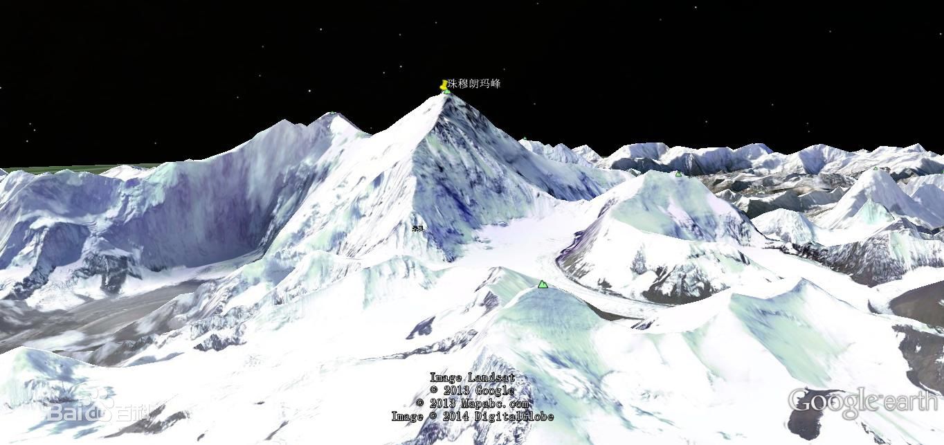  p>珠穆朗玛峰(英语:mount qomolangma,藏语: 