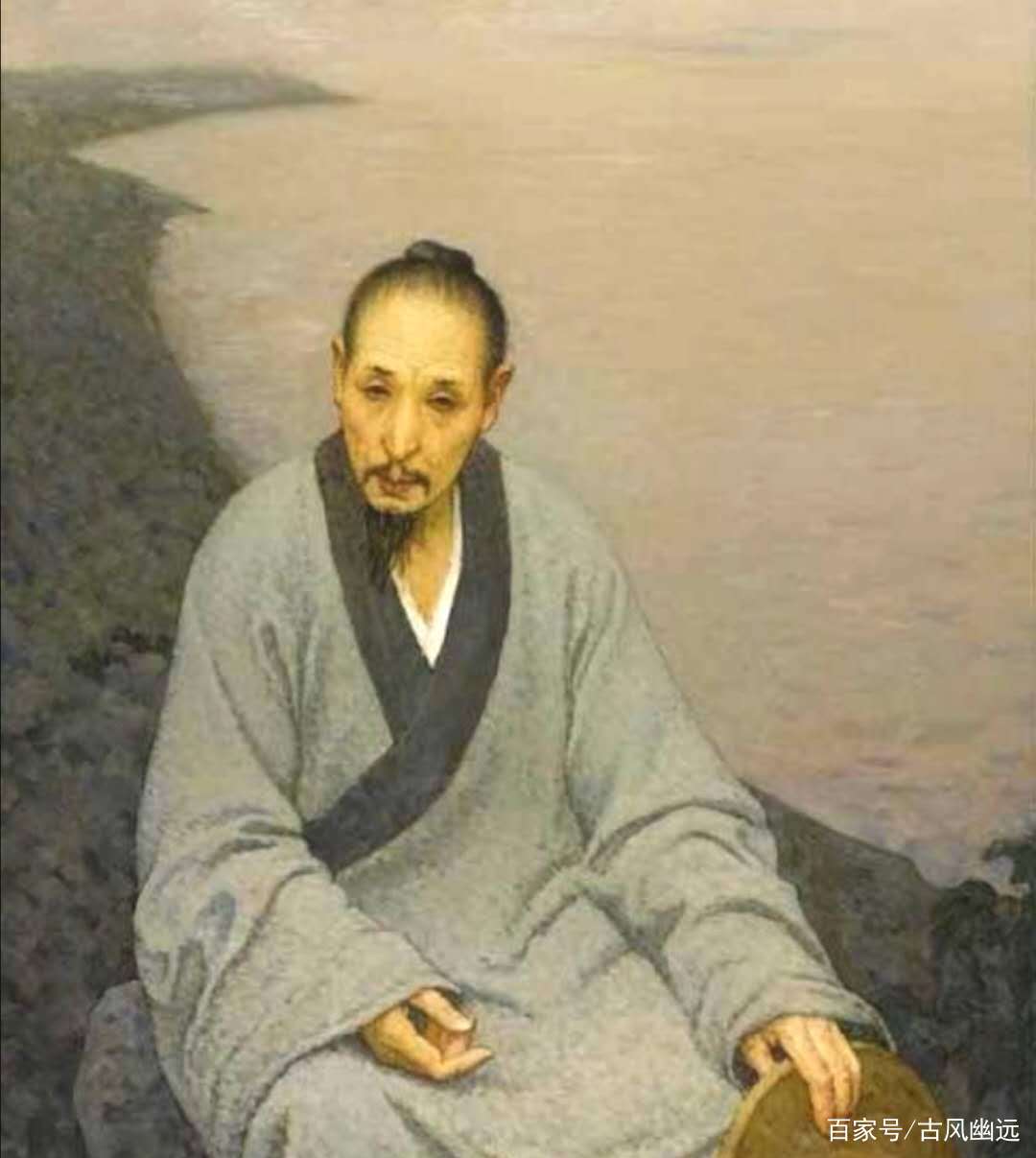 八大山人的水墨写意荷花作品其实隐藏“强治王权”，你看懂了吗？_百科TA说