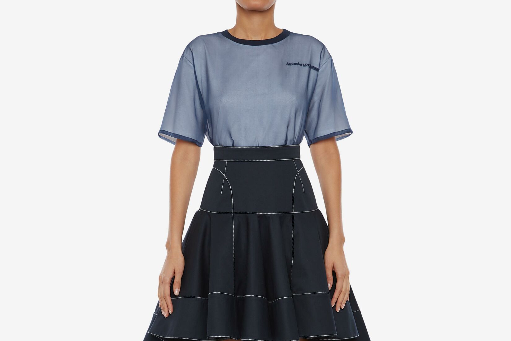 signature 欧根纱t恤