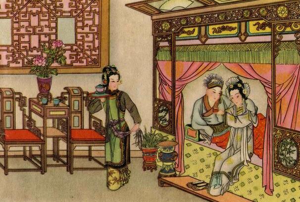 一组精美的《白蛇传》年画，出自天津杨柳青画社_百科TA说