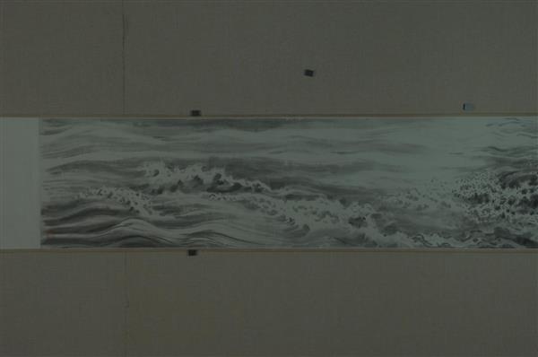 现代吴蓬流水图卷