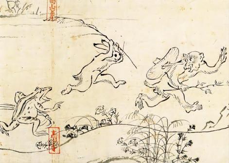 鸟兽人物戏画_百度百科