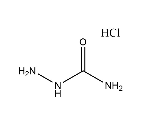  p>盐酸氨基脲,是一种有机化合物,化学式为ch sub>6 /sub>cln sub>3 