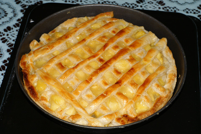 飞饼肉桂苹果派