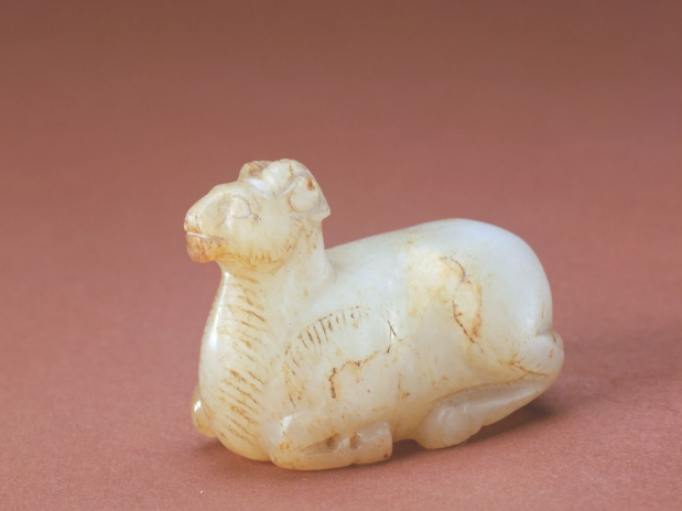  p>汉玉卧羊是汉代的一件玉器作品,现藏于 a target="_blank" href="