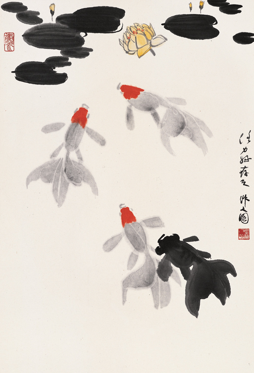  p data-id="tdmq6xvdirgp">金鱼是国画经常表现的题材. /p>