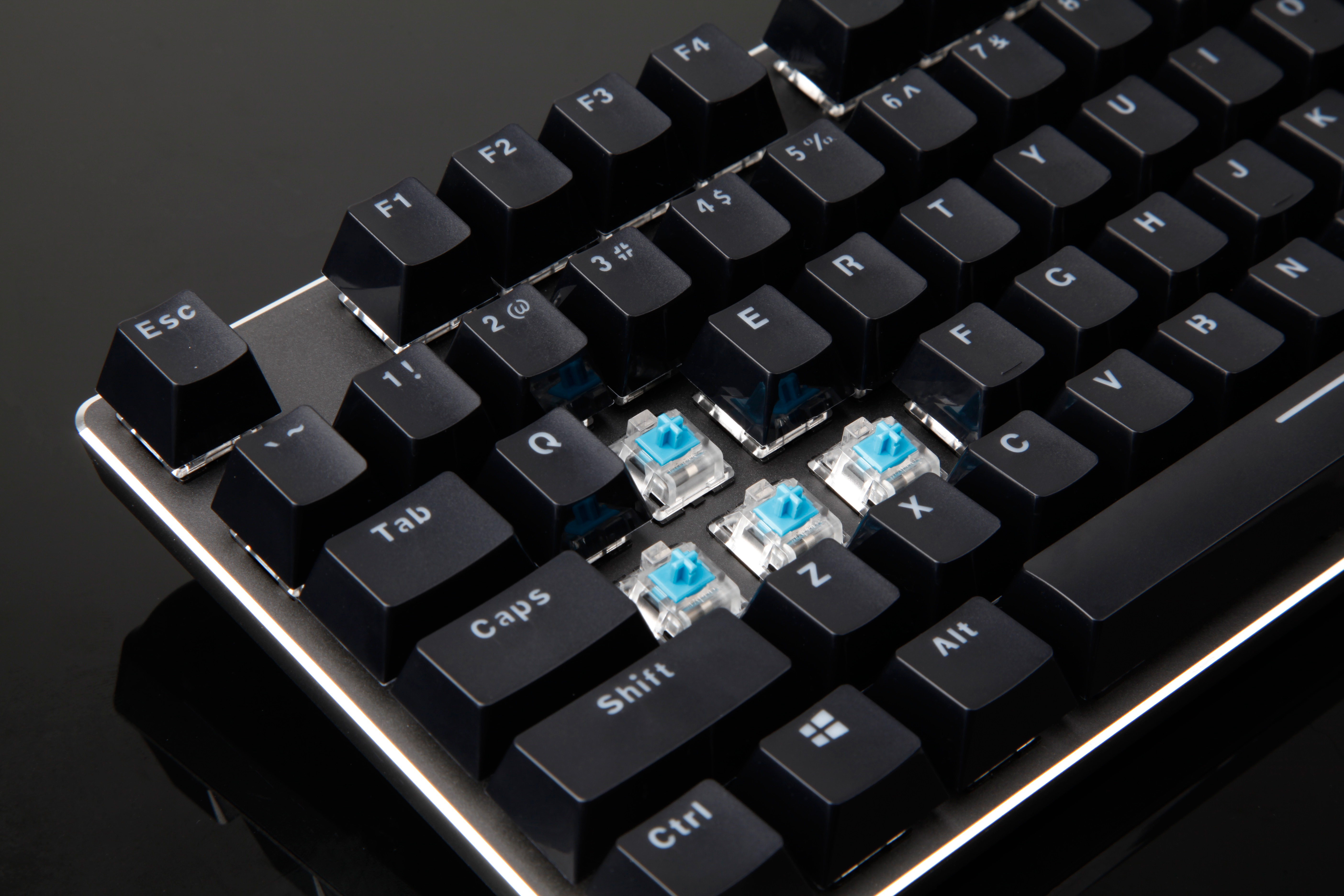 雷柏v500pro混彩背光机械键盘