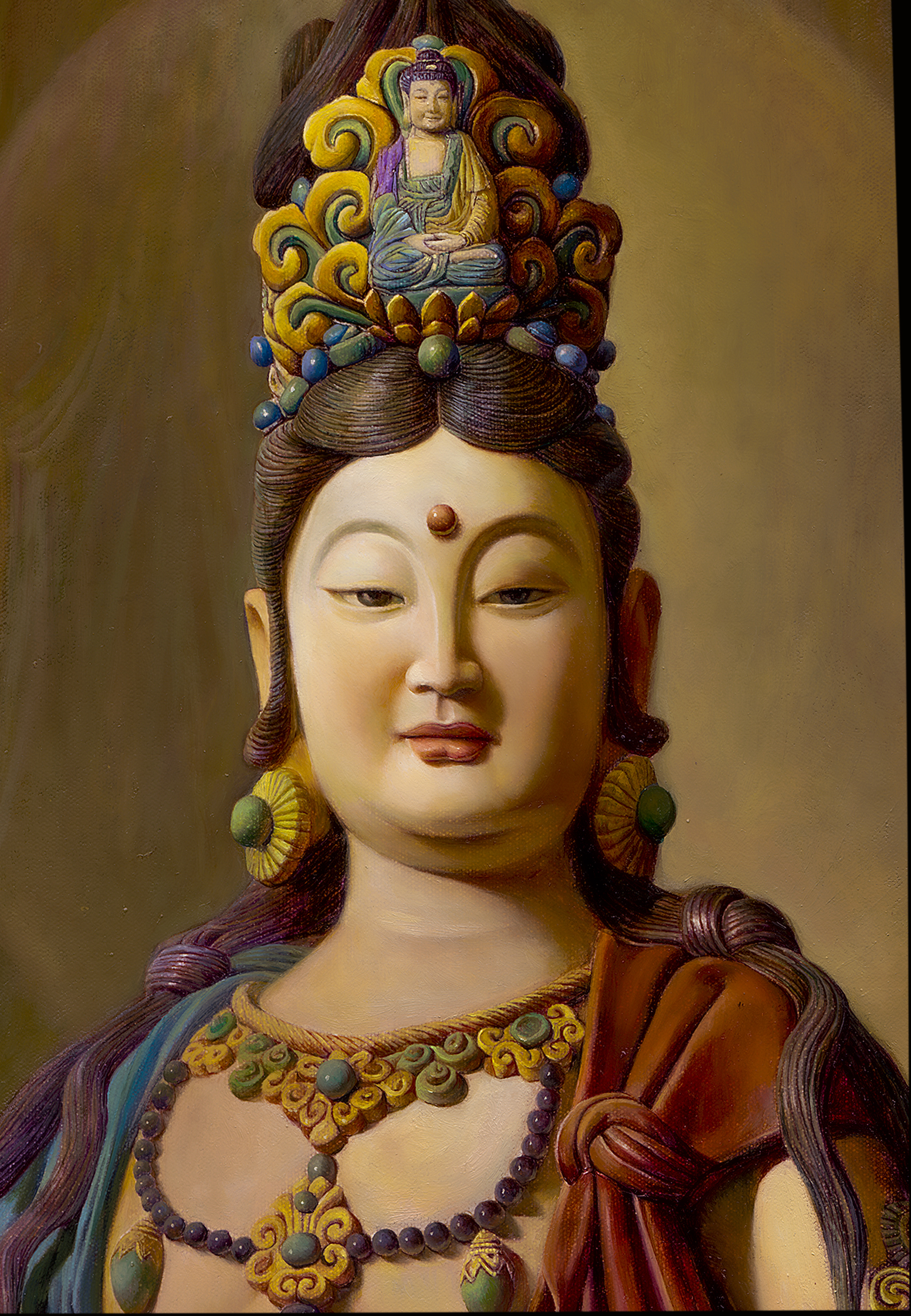 赖东民,职业油画家,1990年代初以其艺术才华