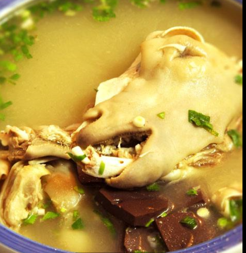  p>淮杞煮羊头是以羊头肉为主料制作的菜品. /p>