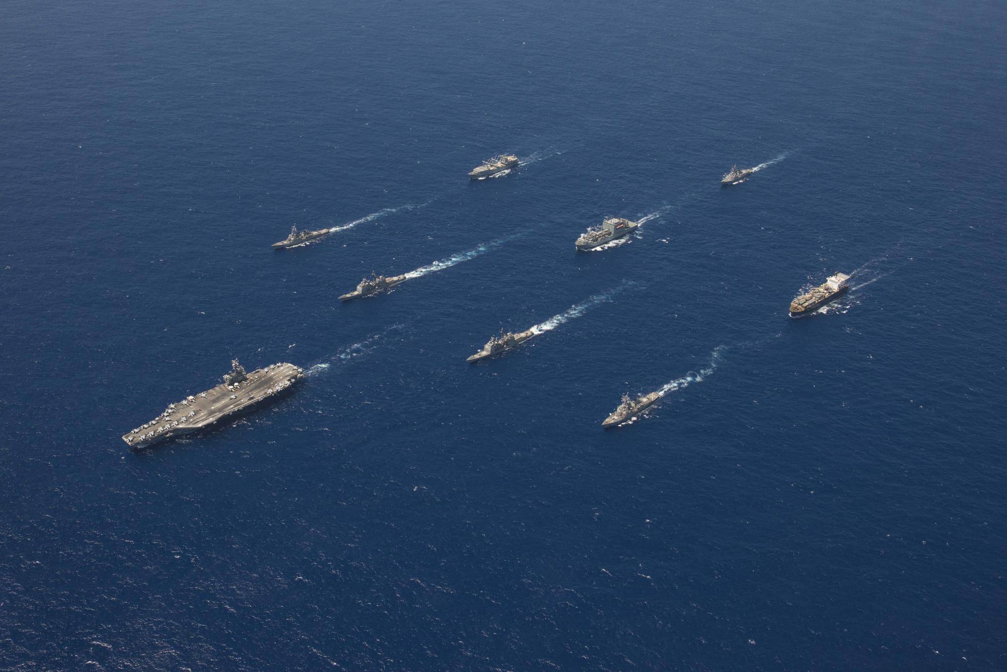  b>aircraft carrier battle group /b>),简称航母战斗群,是一支以 a