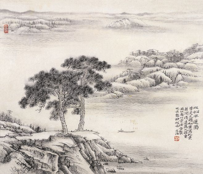 国画理论——跟着王维学构图（下）_百科TA说