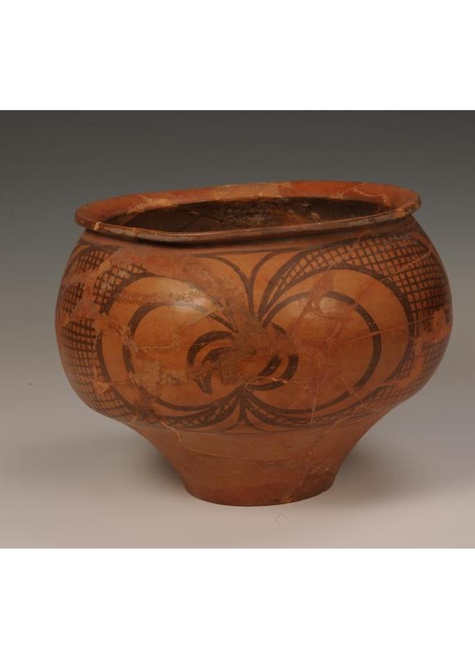  p data-id="u6wiunpspeky">变体鲵纹彩陶盆,彩陶,收藏于大地湾博物馆