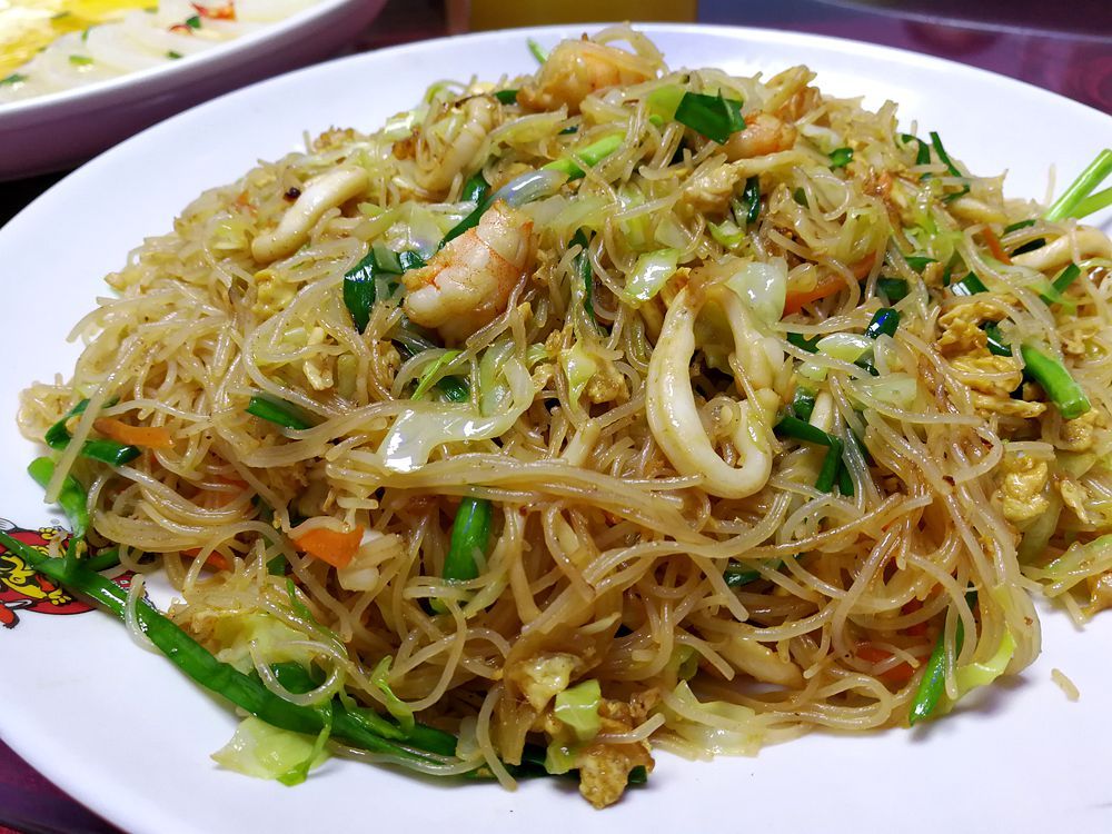 高丽菜炒米粉