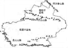 三山夹两盆