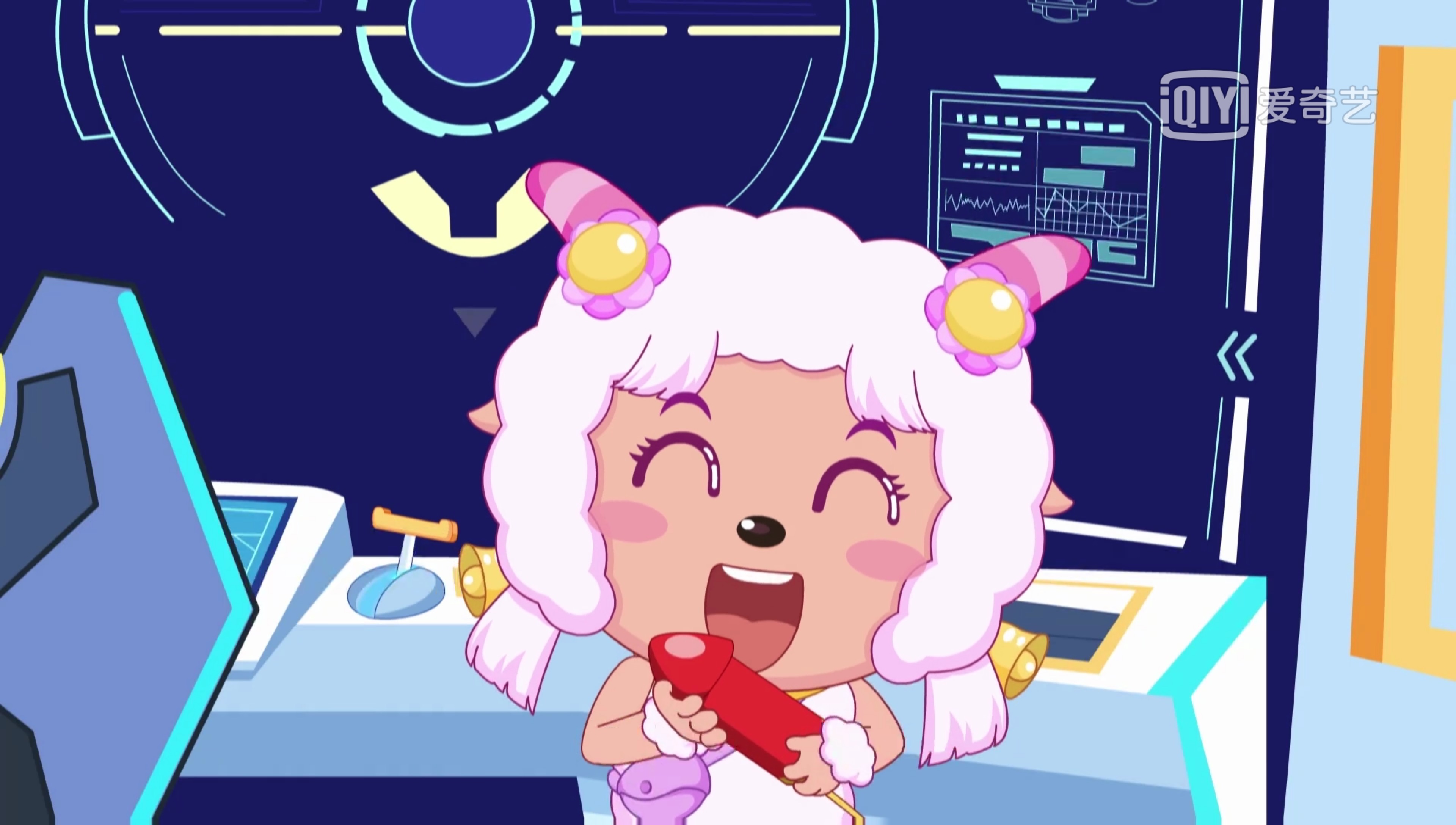  p>花羊羊,是动画片《喜羊羊与灰太狼》里的正面角色,由赵娜(主要)