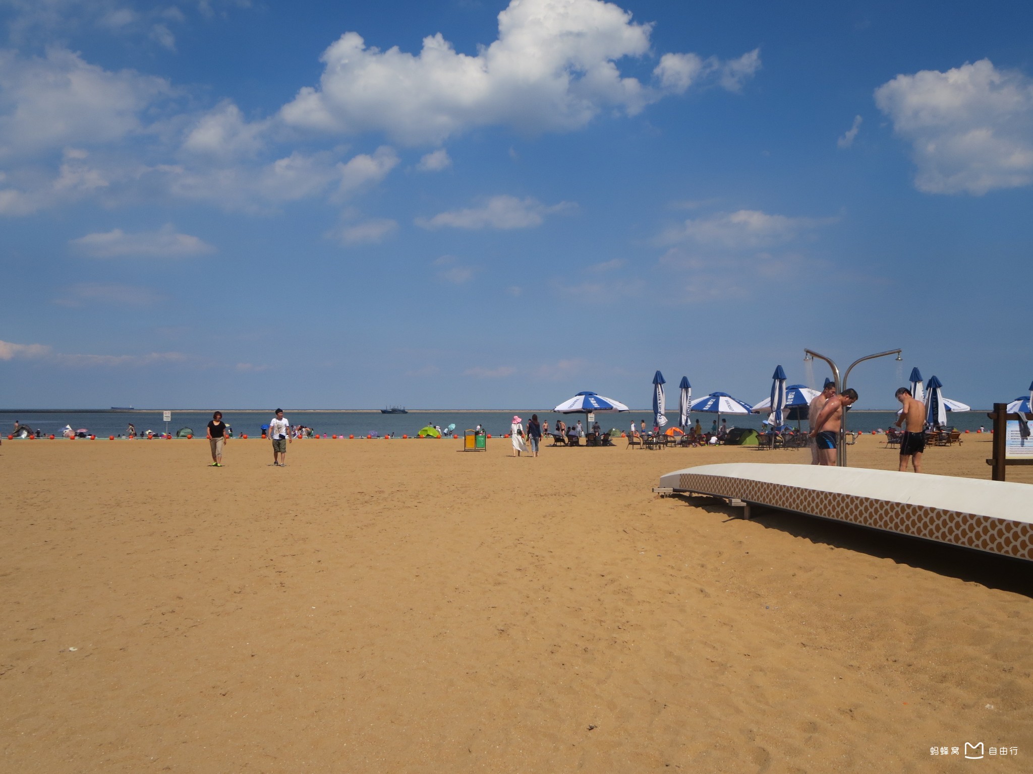 东疆港人工沙滩