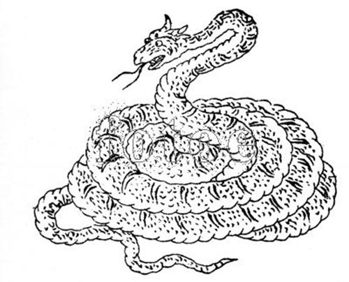 巴蛇是中国古代神话传