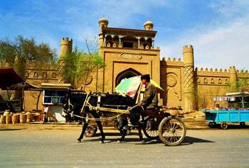 href="/item/喀什">喀什 /a>市东南郊的盘橐城,又名班超城