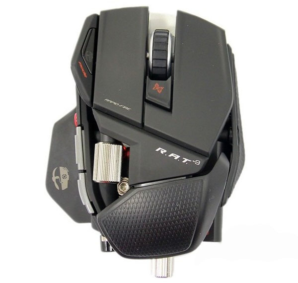  p>赛钛客rat9游戏鼠标是由全球著名的家用游戏机外设制造商(madcatz)