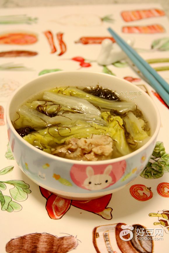 发菜排骨汤