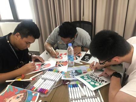 中印尼青年互访游学交流团来校交流访问