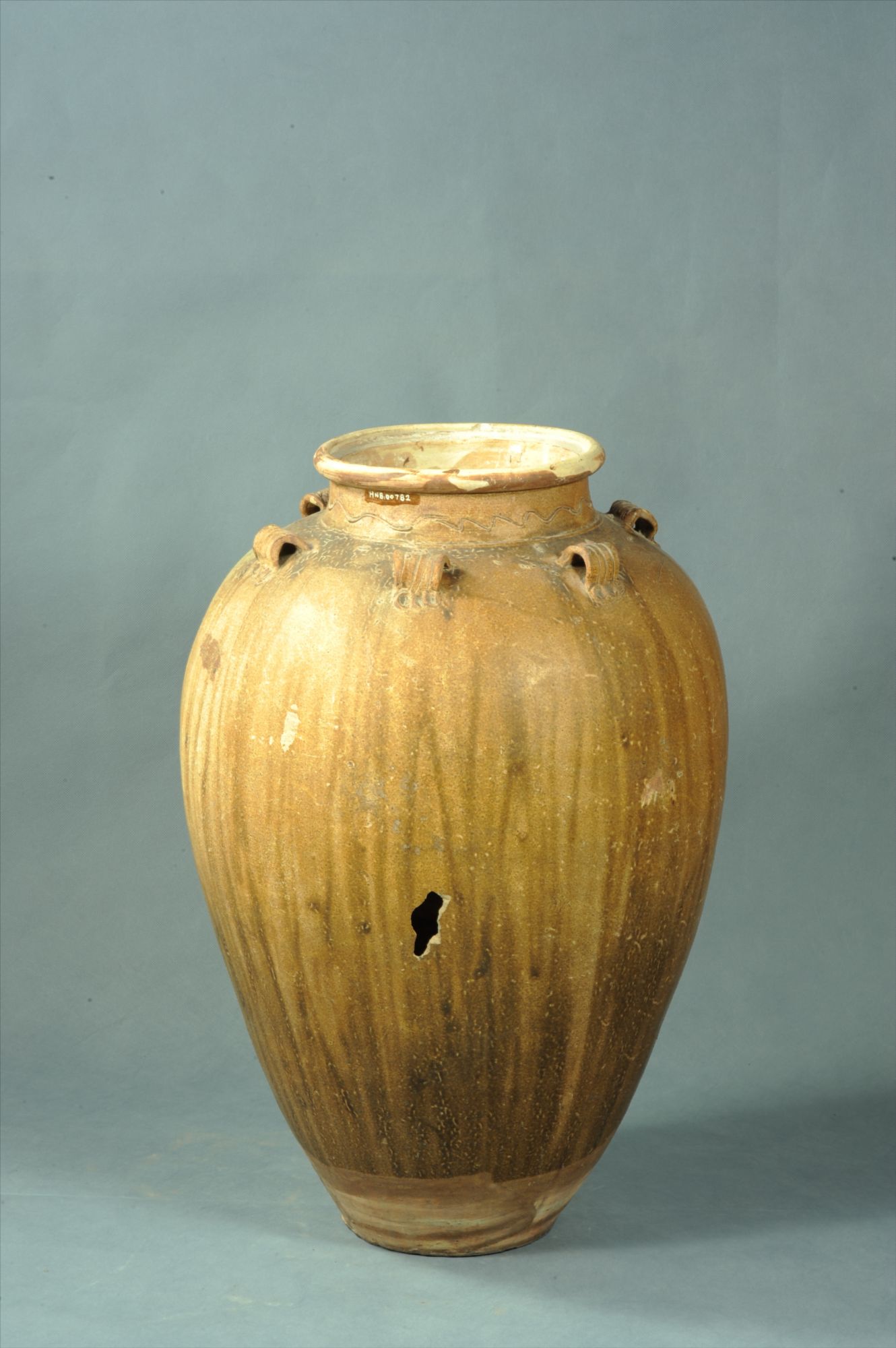 清代黄釉六系陶瓮