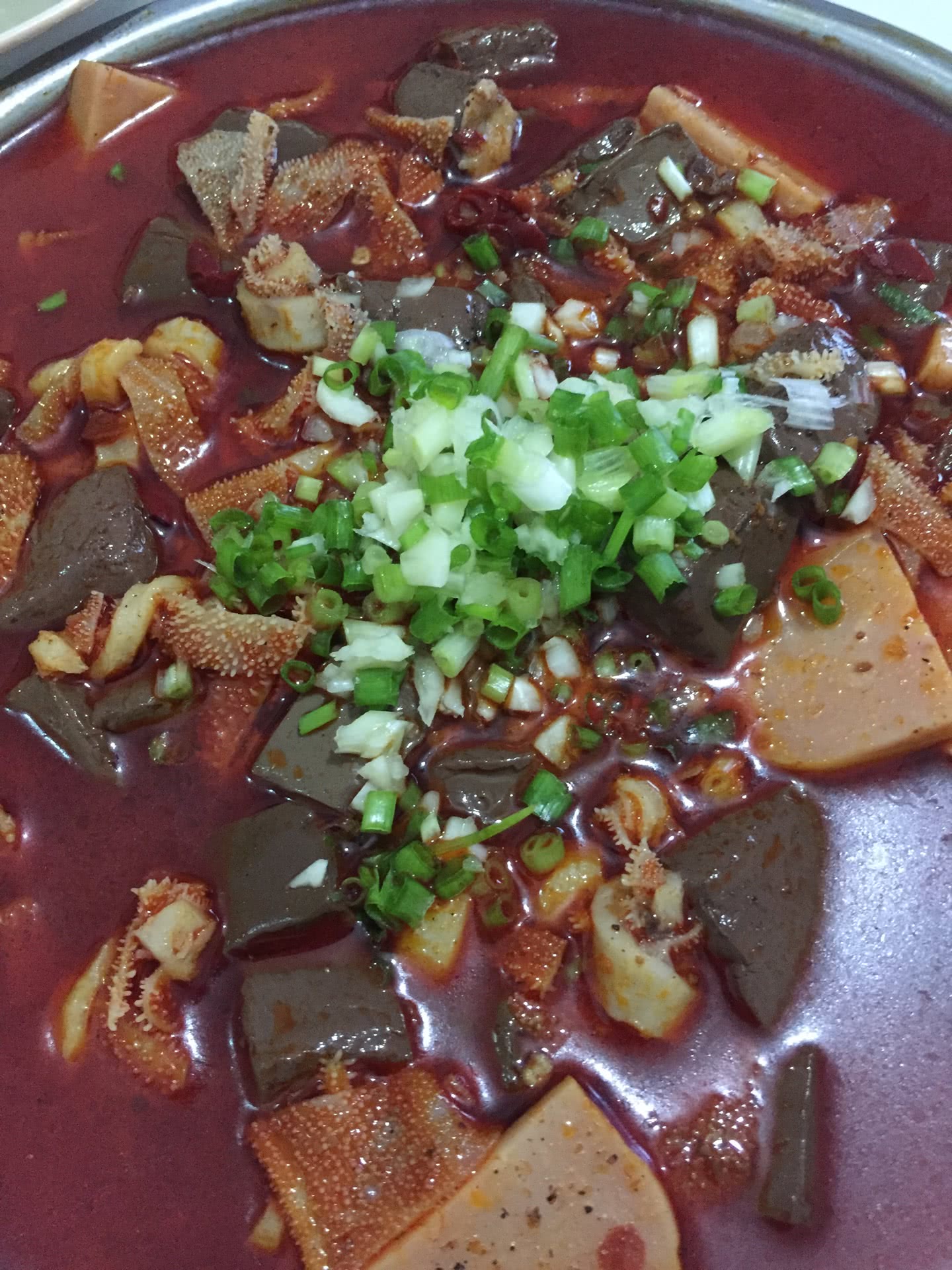 家庭自制毛血旺