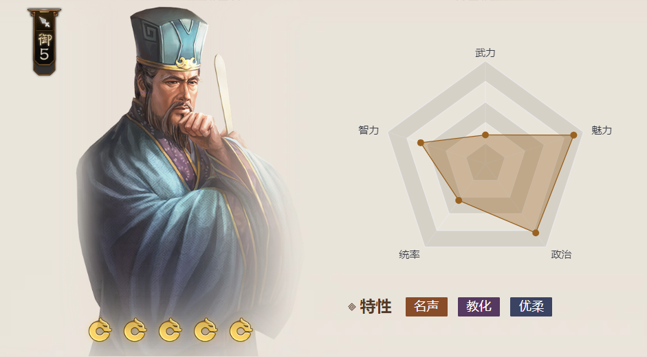 刘表是游戏《 a target="_blank" href="/item/三国志·战棋版