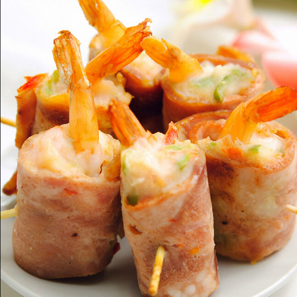 香蕉鲜虾卷