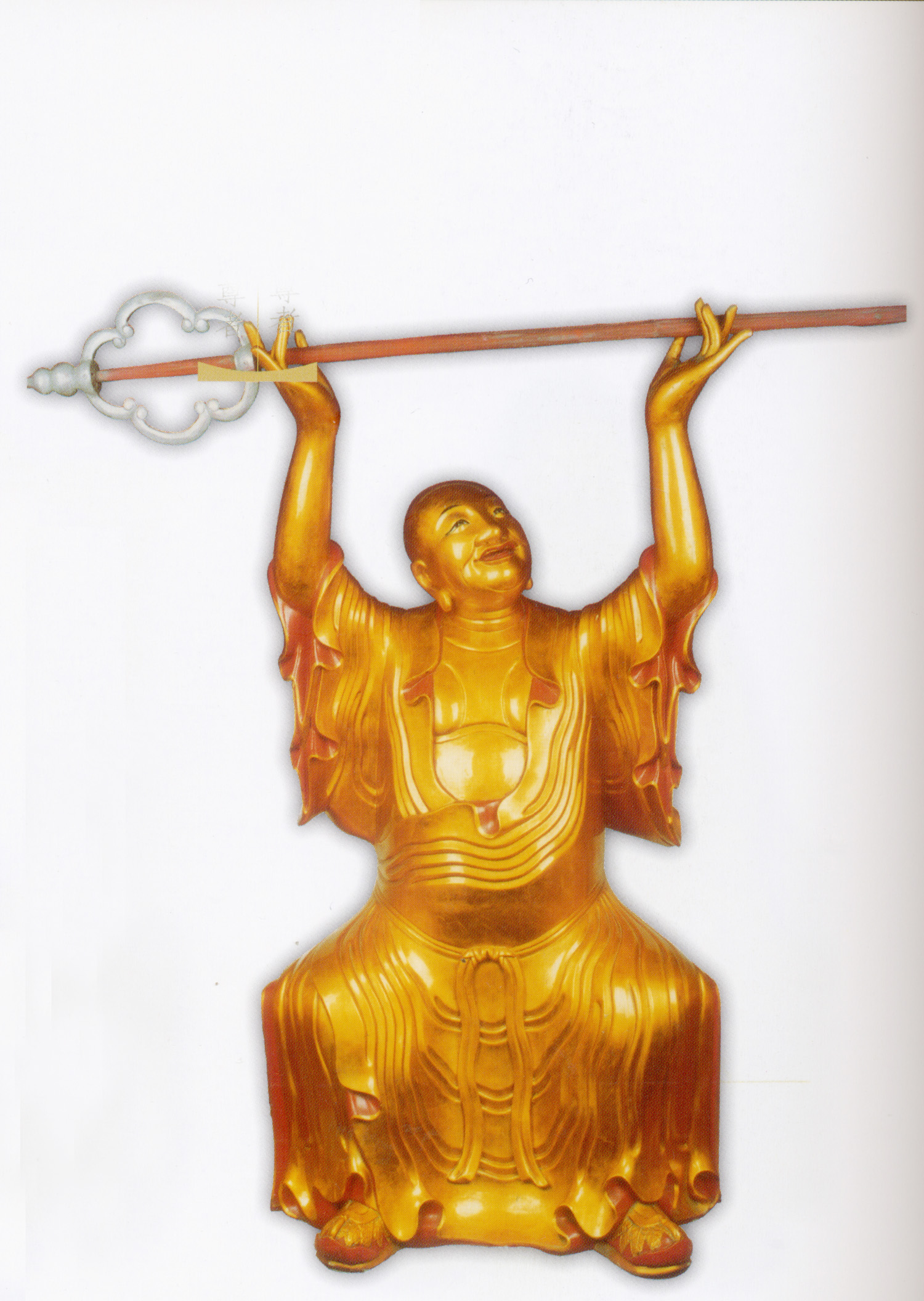  p>五百罗汉第貮佰零玖尊 /p> p>金刚味尊者.即金威力菩萨.