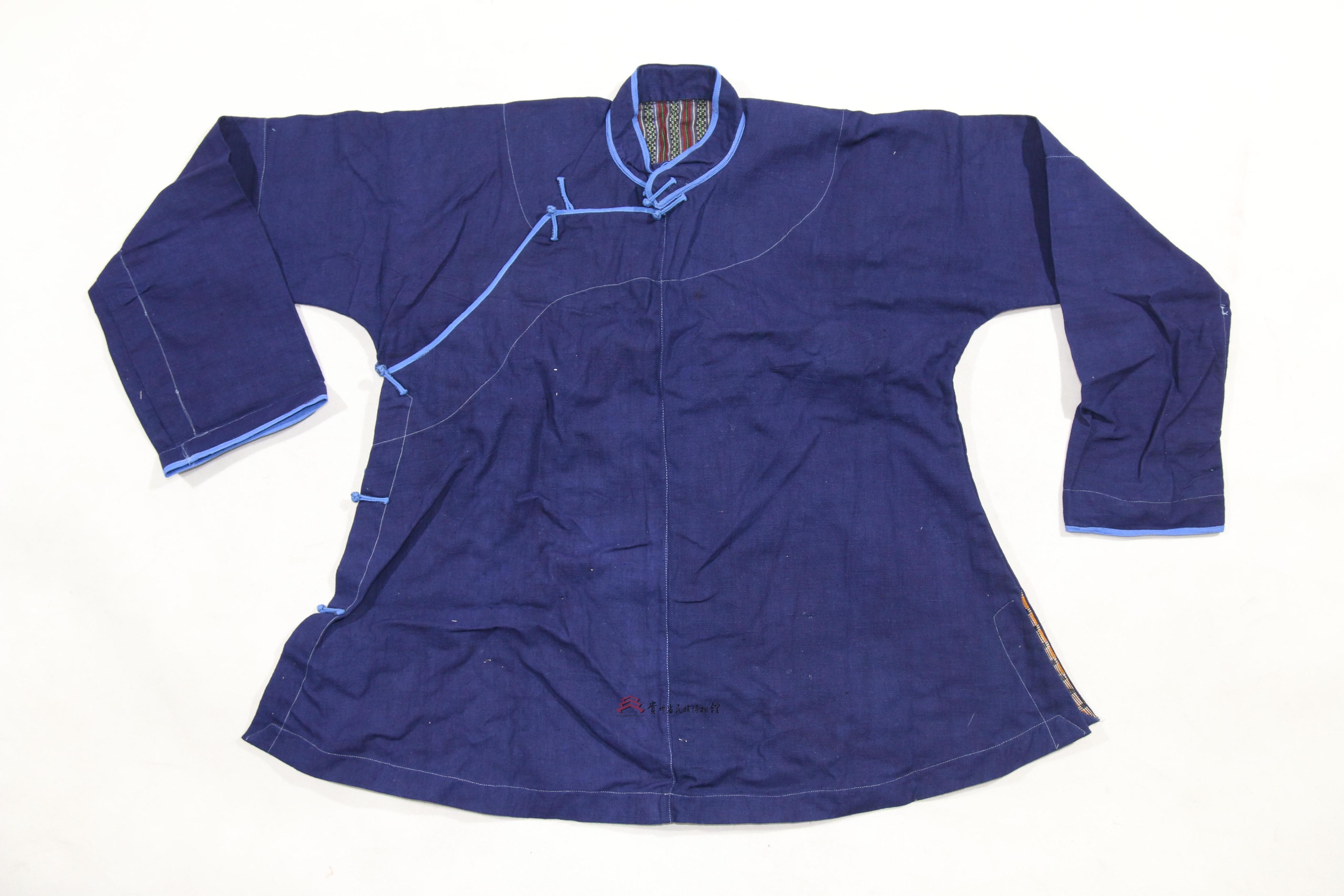 当代平塘毛南族蓝布右衽女上衣