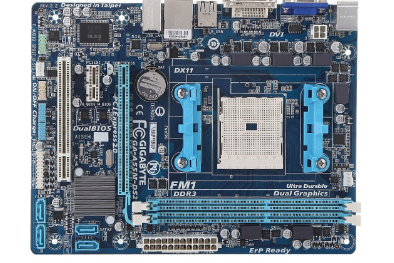  p>技嘉amd a55 /socket fm1是一款主板. /p>