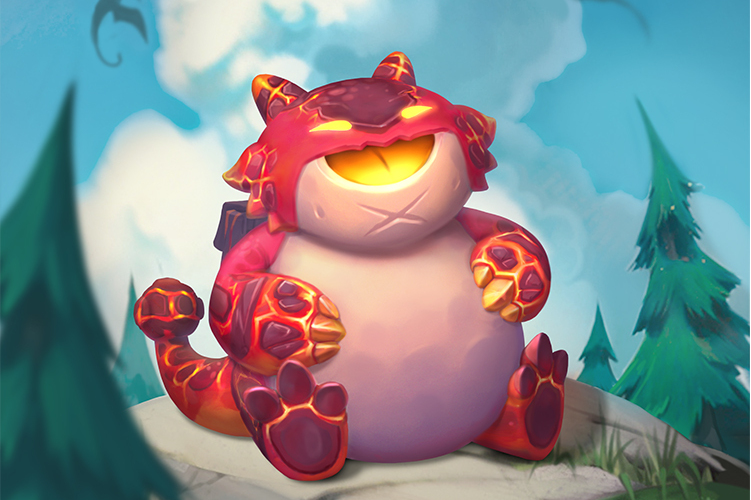  p>胖火龙,游戏《英雄联盟》"云顶之弈"模式中的小小英雄. /p>