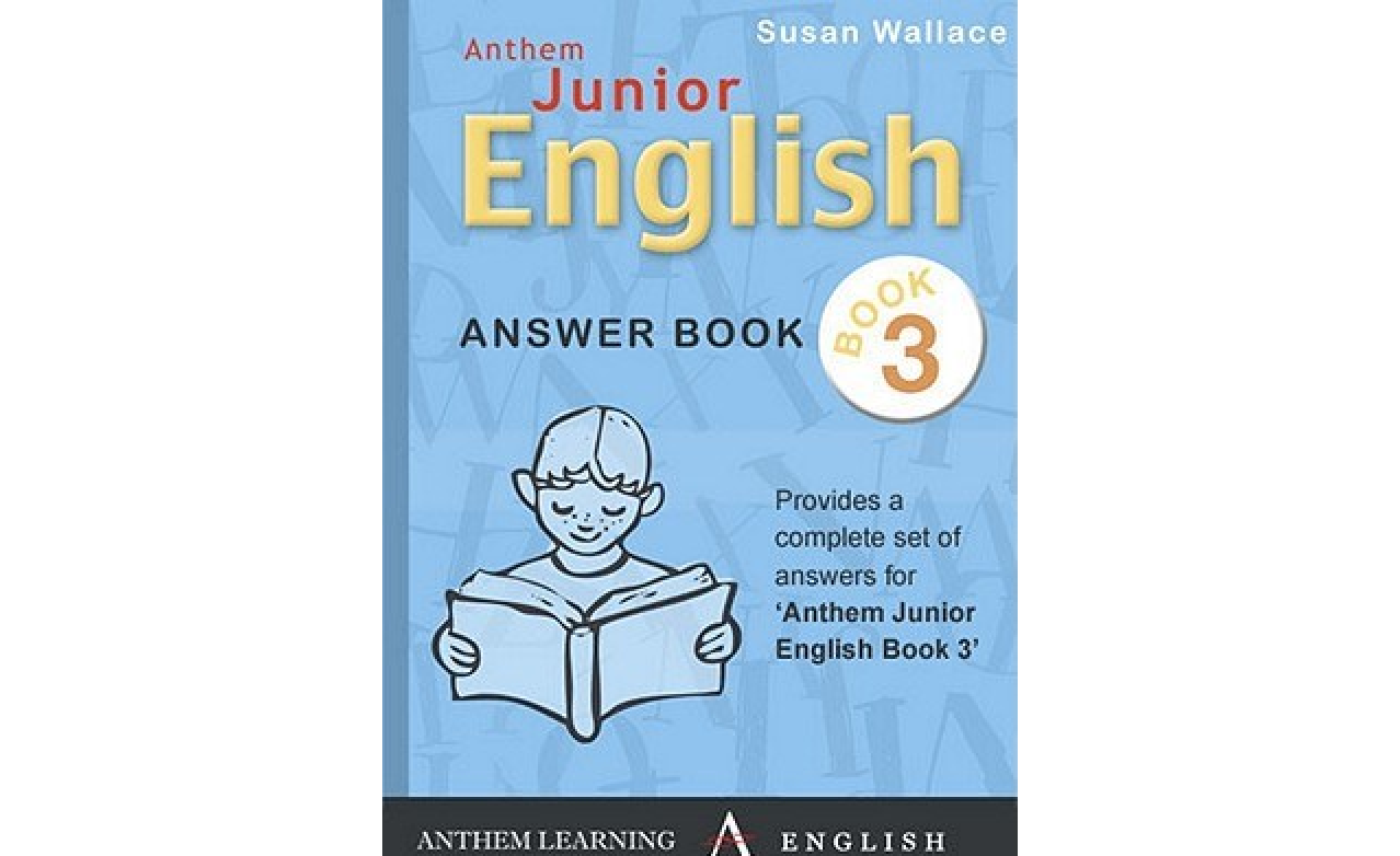 anthem junior english book 3 answer book